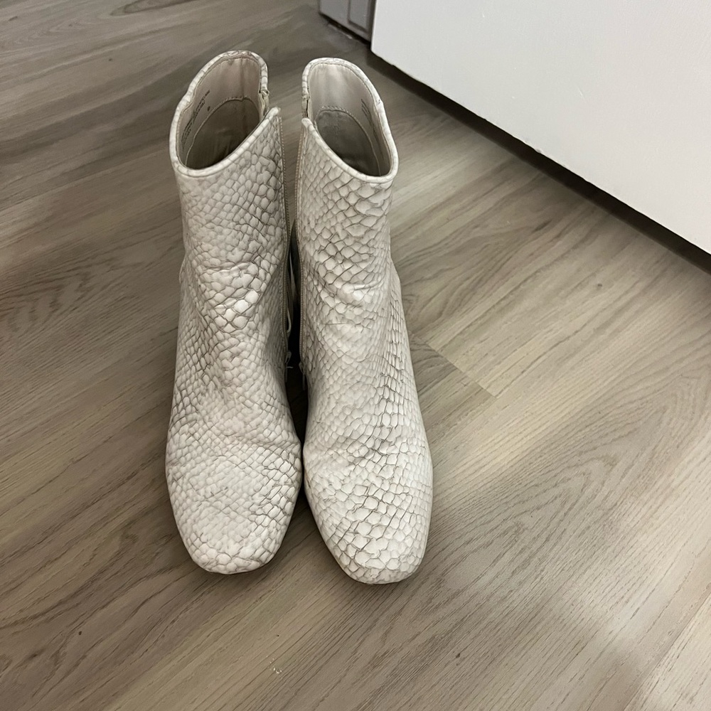 Snake skin Steve Madden booties slightly scuffed